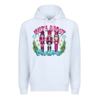 White Nuts About Christmas Premium Hoodie - CowhideDigitalArt