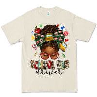 Bone school bus driver afro messy bun Premium Tee - texasbilliewilder
