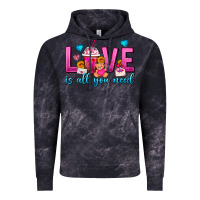 Cloud Black Love Is All You Need Valentines Day Frappe Coffee Vintage Hoodie - FaDigitalArtStudio
