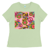 Matcha peace love hippie daisy Ladies Tee - TumblerDesignByShophia
