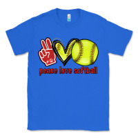 Peace Love Softball Classic Tee | Teevron