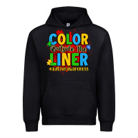 Black color outside the liner autism awareness Urban Hoodie - JahusDesignShop