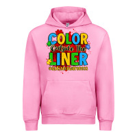 Fuchsia Pink color outside the liner autism awareness Urban Hoodie - JahusDesignShop