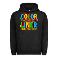 Pigment Black color outside the liner autism awareness Urban Hoodie - JahusDesignShop