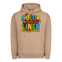 Pigment Burro color outside the liner autism awareness Urban Hoodie - JahusDesignShop