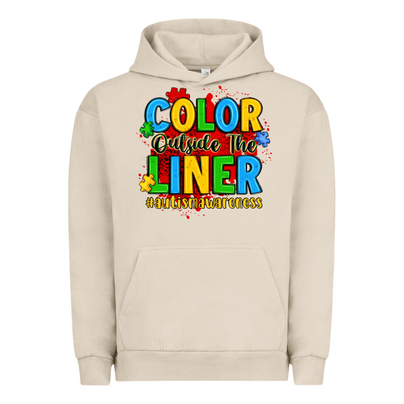 Color Outside The Liner Autism Awareness Urban Hoodie by JahusDesignShop | Teevron