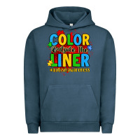 Pigment Midnight Navy color outside the liner autism awareness Urban Hoodie - JahusDesignShop