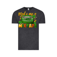 Vintage Black Make me a mixtape St. Patrick's Day Vintage Tee - CowGirlArtShop