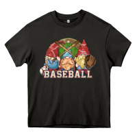 Asphalt Baseball gnomes Heavy Core Tee - NancyCooperArtShop