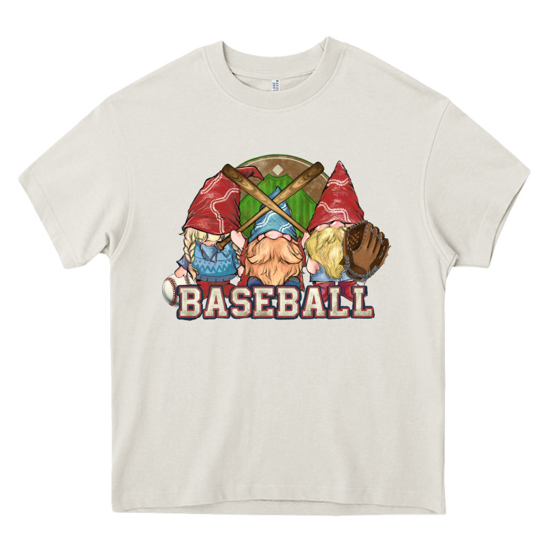 Baseball Gnomes Heavy Core Tee by NancyCooperArtShop | Teevron