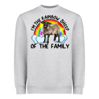 I'm The Rainbow Sheep Of The Family Suffolk Sheep Black Face Sheep Heavyweight Sweatshirt | Teevron