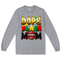 Heather Grey Dope black mom Long Sleeve Tee - FaDigitalArtStudio