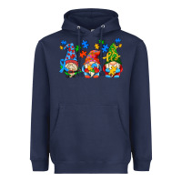 Navy autism gnomes Heavyweight Hoodie - AdoDesignShop