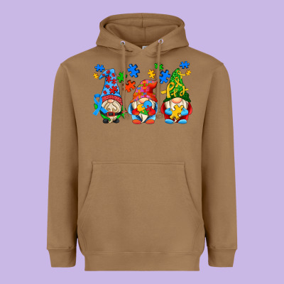 Autism Gnomes Heavyweight Hoodie Designed By Adodesignshop