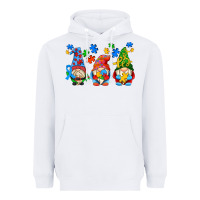 White autism gnomes Heavyweight Hoodie - AdoDesignShop
