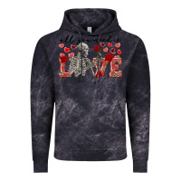 Cloud Black Skeleton all you need is love Vintage Hoodie - FaDigitalArtStudio