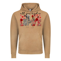 Vintage Camel Skeleton all you need is love Vintage Hoodie - FaDigitalArtStudio