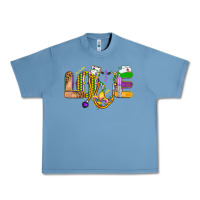 Pebble Blue love nurse mardi gras Urban Heavy Tee - OliviaCreatesArt