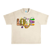 Love Nurse Mardi Gras Urban Heavy Tee | Teevron