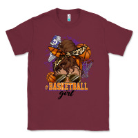 Messy Bun Basketball Girl Classic Tee | Teevron