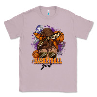 Lilac Messy bun Basketball girl Classic Tee - HowdyJamesFarm