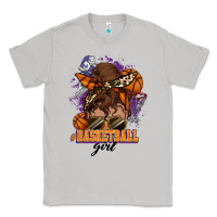 Moon Dust Messy bun Basketball girl Classic Tee - HowdyJamesFarm