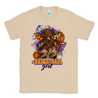 Mushroom Messy bun Basketball girl Classic Tee - HowdyJamesFarm