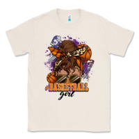 Natural Messy bun Basketball girl Classic Tee - HowdyJamesFarm