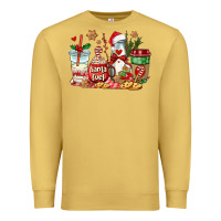 Antique Gold santa fuel coffee cups Premium Sweatshirt - AdoDesignShop