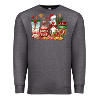 Charcoal Heather santa fuel coffee cups Premium Sweatshirt - AdoDesignShop