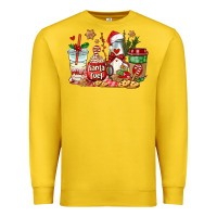 Lemon santa fuel coffee cups Premium Sweatshirt - AdoDesignShop