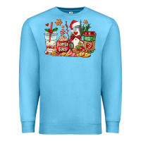 Ocean Blue santa fuel coffee cups Premium Sweatshirt - AdoDesignShop