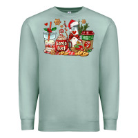 Seafoam santa fuel coffee cups Premium Sweatshirt - AdoDesignShop