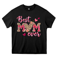 Black Best Mom Ever Heavy Core Tee - texasbilliewilder
