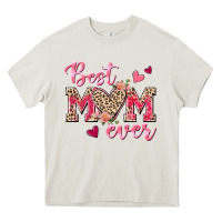 Cream Best Mom Ever Heavy Core Tee - texasbilliewilder