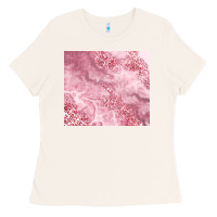 Bone glitter pink agate Ladies Tee - TumblerDesignByShophia