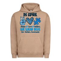 Pigment Burro in april we wear blue Urban Hoodie - JahusDesignShop
