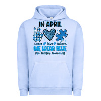 Pigment Grape Ice in april we wear blue Urban Hoodie - JahusDesignShop