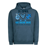 Pigment Midnight Navy in april we wear blue Urban Hoodie - JahusDesignShop