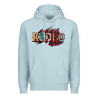 Blue Mist Rodeo Christmas Premium Hoodie - CowhideDigitalArt
