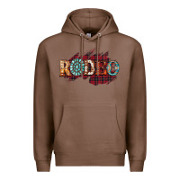Chestnut Rodeo Christmas Premium Hoodie - CowhideDigitalArt