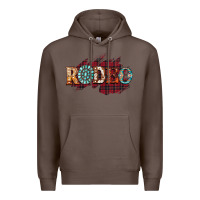 Coffee Rodeo Christmas Premium Hoodie - CowhideDigitalArt