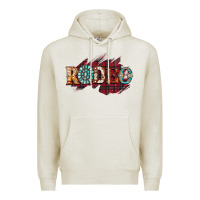 Oatmeal Heather Rodeo Christmas Premium Hoodie - CowhideDigitalArt
