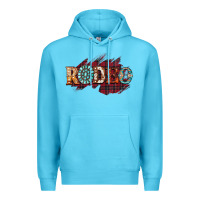 Ocean Blue Rodeo Christmas Premium Hoodie - CowhideDigitalArt