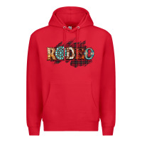 Red Rodeo Christmas Premium Hoodie - CowhideDigitalArt