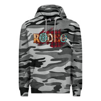 Slate Camo Rodeo Christmas Premium Hoodie - CowhideDigitalArt