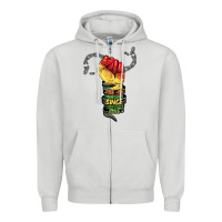 Dove Grey free ish since 1865 Zipper Hoodie - BarkalooDesign