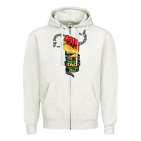 Oatmeal Heather free ish since 1865 Zipper Hoodie - BarkalooDesign