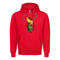 Red free ish since 1865 Zipper Hoodie - BarkalooDesign