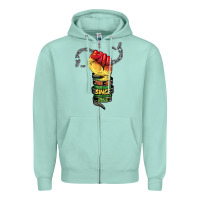 Seafoam free ish since 1865 Zipper Hoodie - BarkalooDesign